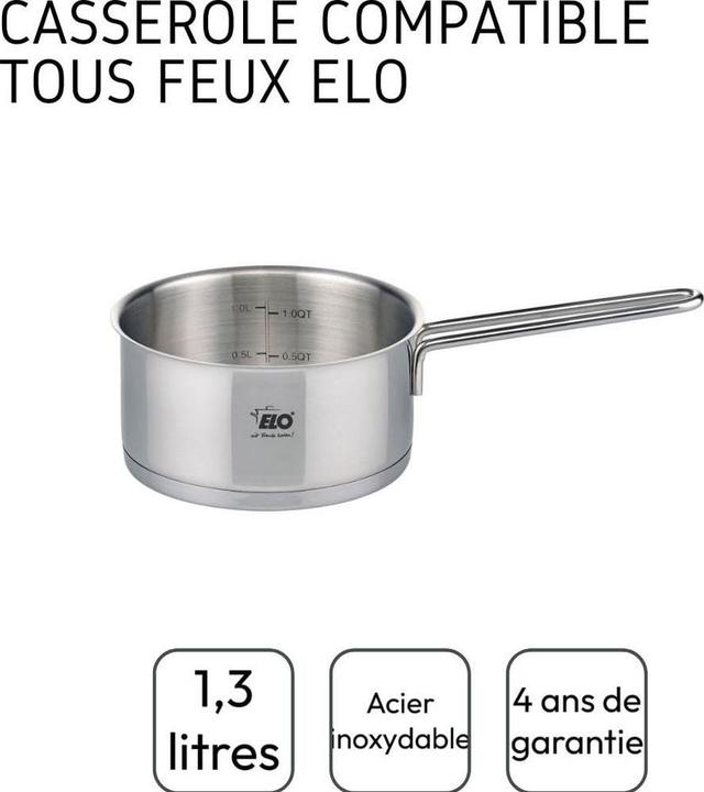 Actual product image ELO Stahlwaren Saucepans (Pot, Stainless steel, 16 x 10 cm)