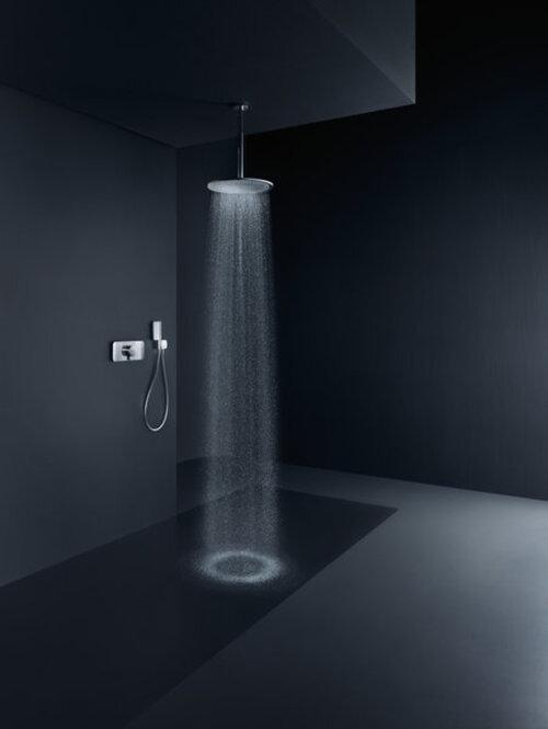 Actual product image Axor SHOWERSOLUTIONS 350 1jet shower head brushed nickel (1 Beam types, 26 l/min)