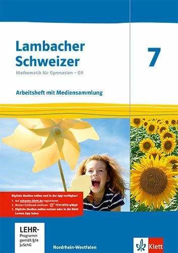 Produktbild Lambacher Schweizer Mathematik 7 - G9. Ausgabe Nordrhein-Westfalen. Arbeitsheft plus Lösungshef (Deutsch, Ernst Klett Verlag, 2020)