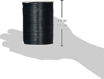 Produktbild Pattberg Geschenkband Raffia Rayon 100 m, Schwarz (1x)