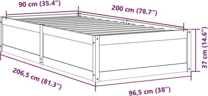 Actual product image VidaXL Pizza (90 x 200 cm)