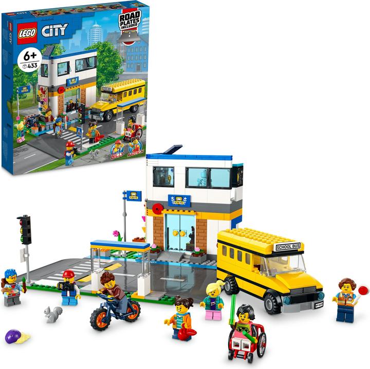 Image du produit LEGO École avec bus scolaire (60329, LEGO City)