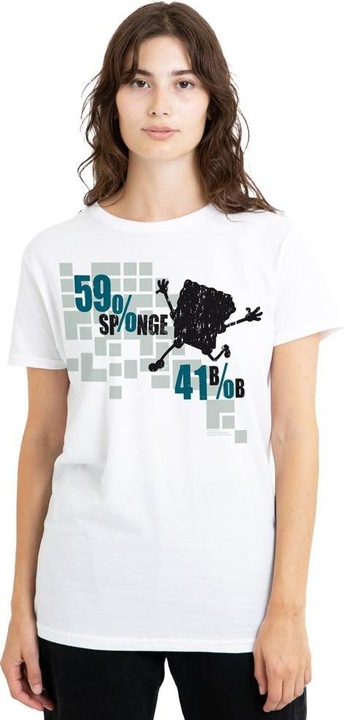 Produktbild Spongebob Squarepants 59% Sponge 41% Bob TShirt (XL)