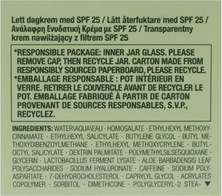 Nährwerte und Zutaten Clinique - Moisturizing gel cream Moisture Surge SPF 25 (Sheer Hydrator) - Volume: 30 ml (30 ml, Tagescreme, SPF 25)