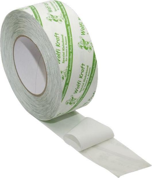 Produktbild Wolfinger Wolfi Kraft Plus Spezialklebeband (Klebeband) wasserfest, Breite 60mm Länge 40m (60 mm)
