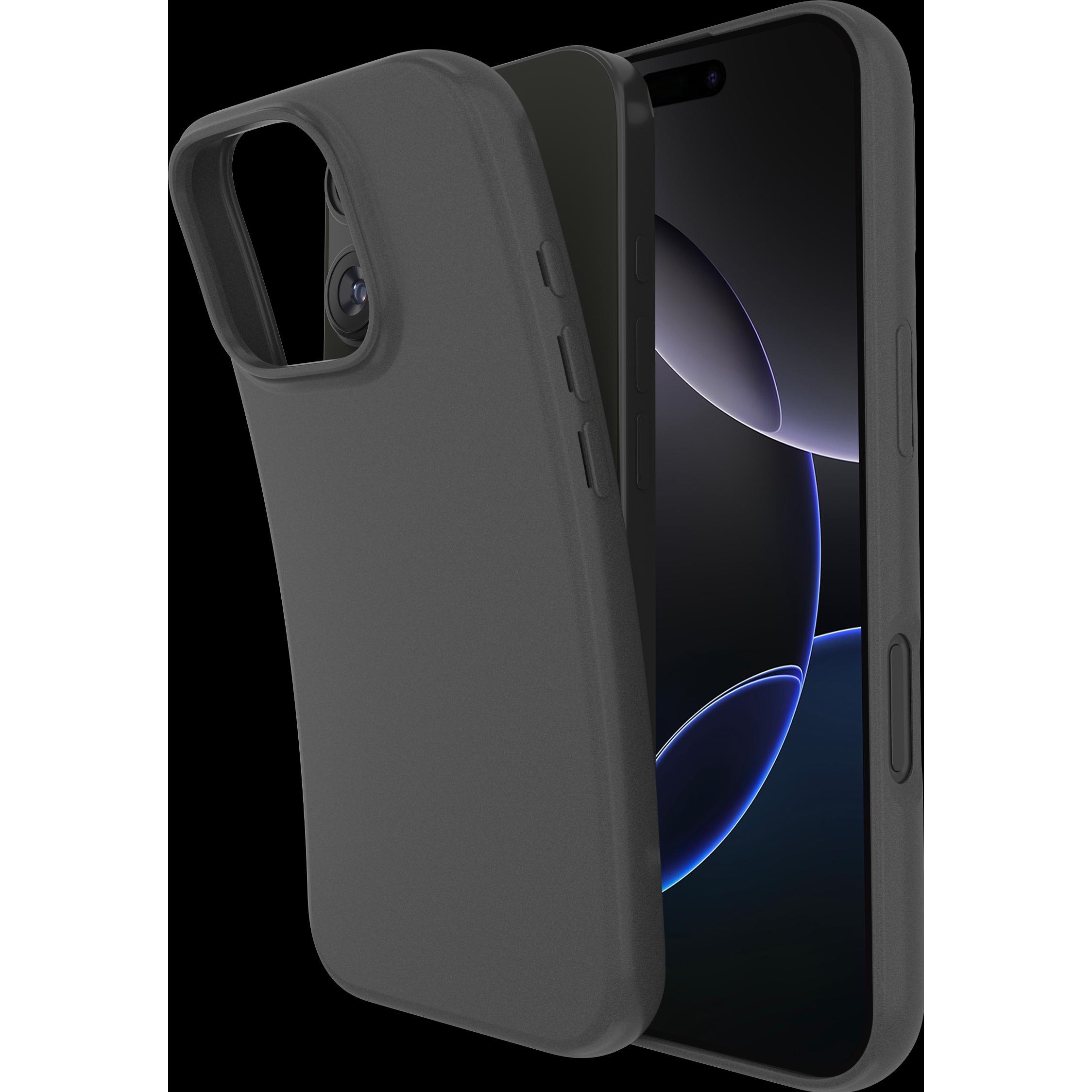 Cazy Soft TPU Schutzhülle (Apple iPhone 16 Pro), Smartphone Hülle, Schwarz