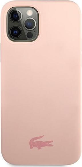 Produktbild Lacoste LCHCP12MSI iPhone 12 / 12 Pro 6,1" różowy/pink hardcase Silicone (Apple iPhone 12)