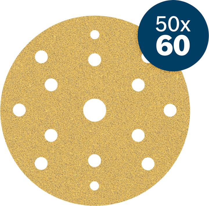 Image du produit Bosch Professional Zubehör Feuille abrasive pour ponceuse excentrique (60)