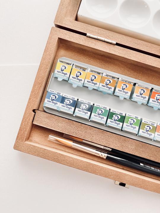 Image du produit Van Gogh Boîte de peinture à l'aquarelle
