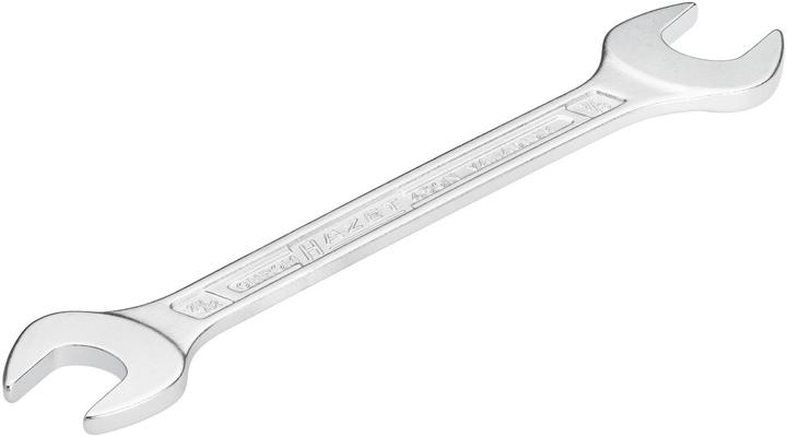 Actual product image HAZET Double open-end wrench 450NA-25/32X7/8VKH ∙ Outside hexagon profile ∙ 25⁄32 x 7⁄8 ″ (7/8", 25/32")