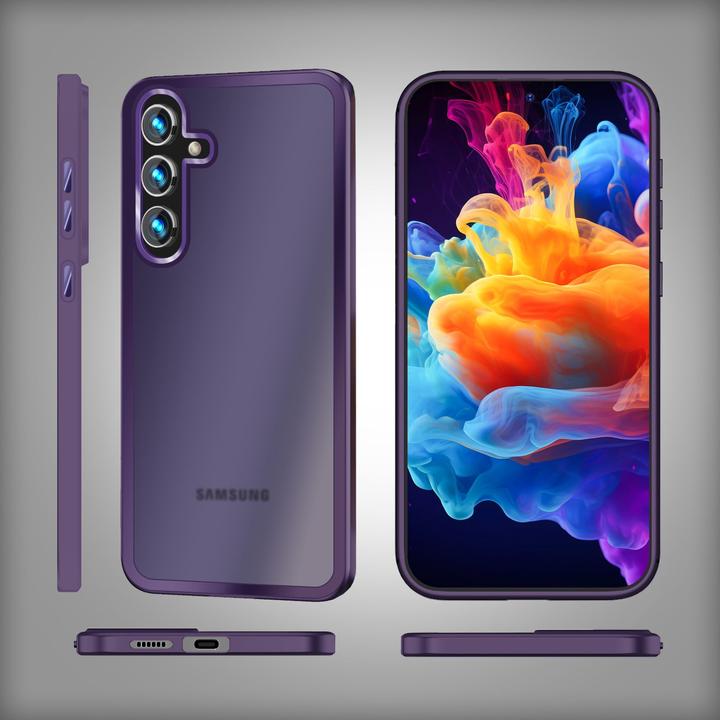 Immagine prodotto Nalia Copertura ibrida semitrasparente con cornice protettiva (Samsung Galaxy S24)