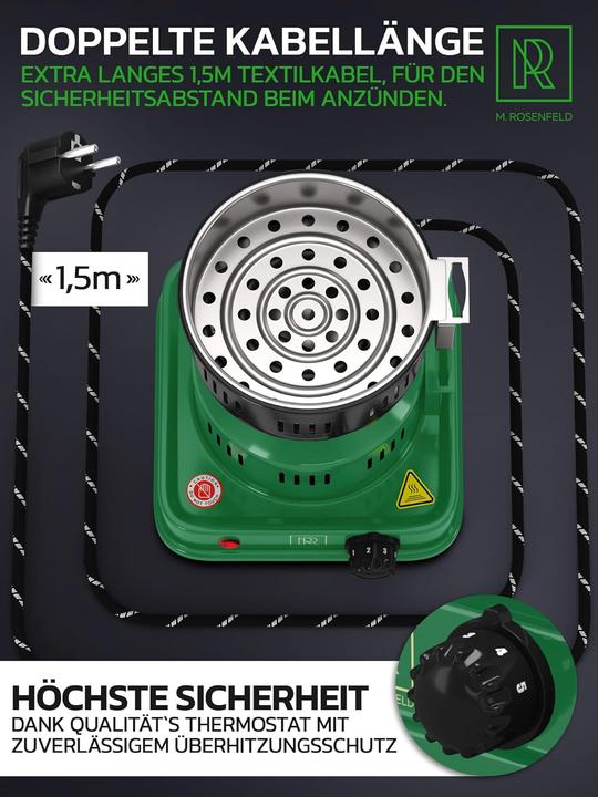 Produktbild M. Rosenfeld Elektrischer Kohleanzünder