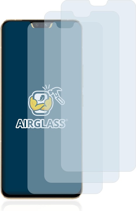 Actual product image BROTECT AirGlass Glass (3 Piece, Vivo V23 5G)