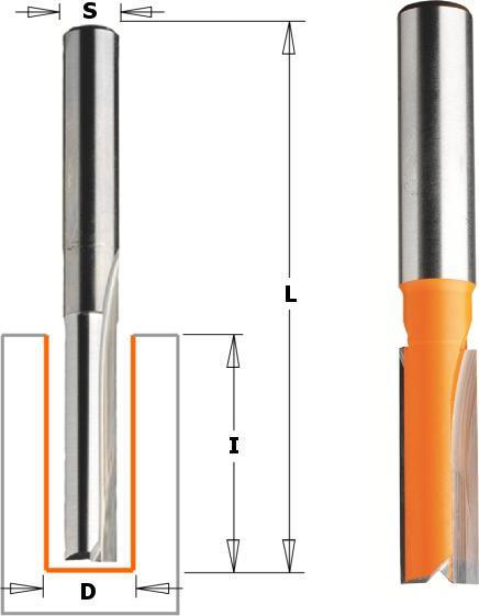 Actual product image Ake Orange Tools 912.150.11 - Nutfräser