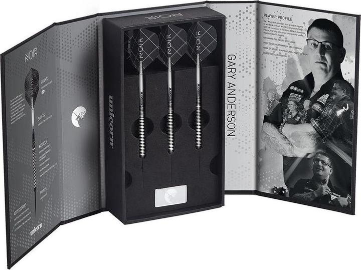 Image du produit Unicorn Boîte de présentation des fléchettes Noir (23 g)