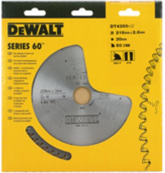 Productafbeelding DeWalt EXTREME ® stationair cirkelzaagblad DT4351hnitte en