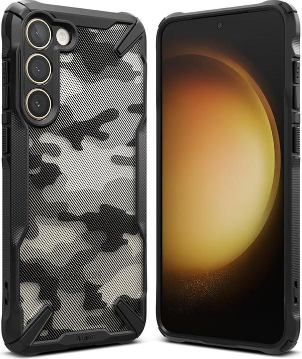 Actual product image Ringke Fusion X Design case for Samsung Galaxy S23+ camouflage black (Samsung Galaxy S23+)