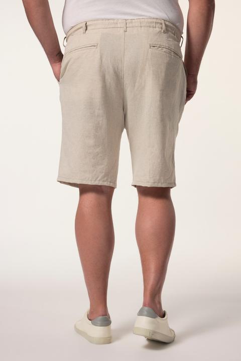 Actual product image Men+ Leinenmix-Bermuda, Relaxed Fit, Elastikbund, bis 72 (70)
