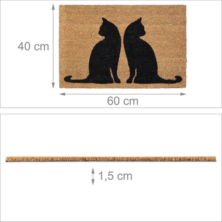 Immagine prodotto Relaxdays zerbino-gatti (60 x 40 x 1,5 cm)