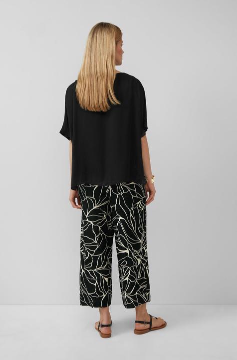 Produktbild S.Oliver T-Shirt Chiffonshirt im Loose Fit mit Jerseyfutter (38)