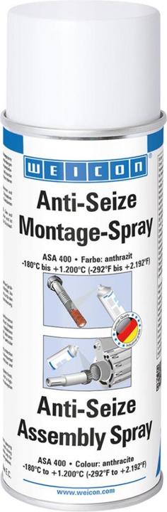 Produktbild Weicon Montagepaste Anti-Seize 400 ml anthrazit Spraydose (400 ml)