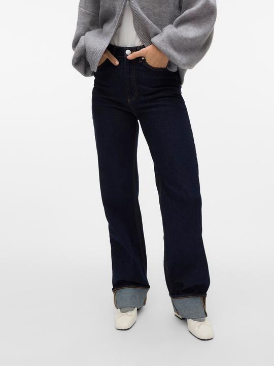 Actual product image Vero Moda VMTESSA Hohe Taille Weiter Beinschnitt Jeans Weit geschnitten (28)