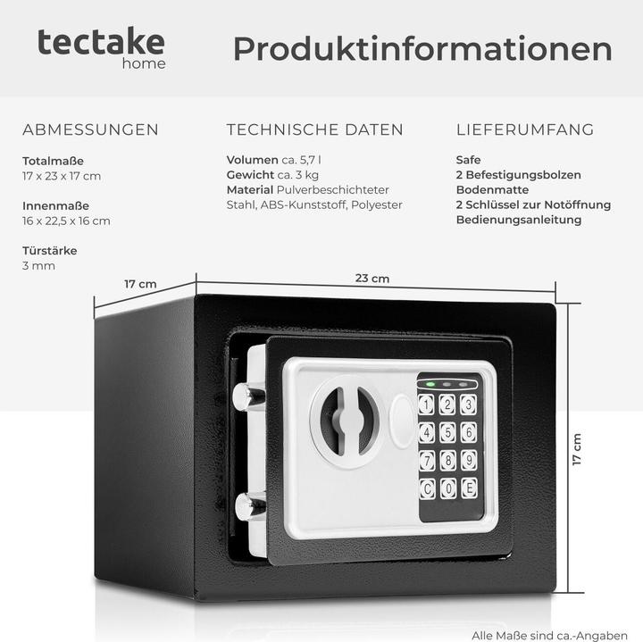 Image du produit tectake Sécurité (5.70 l)