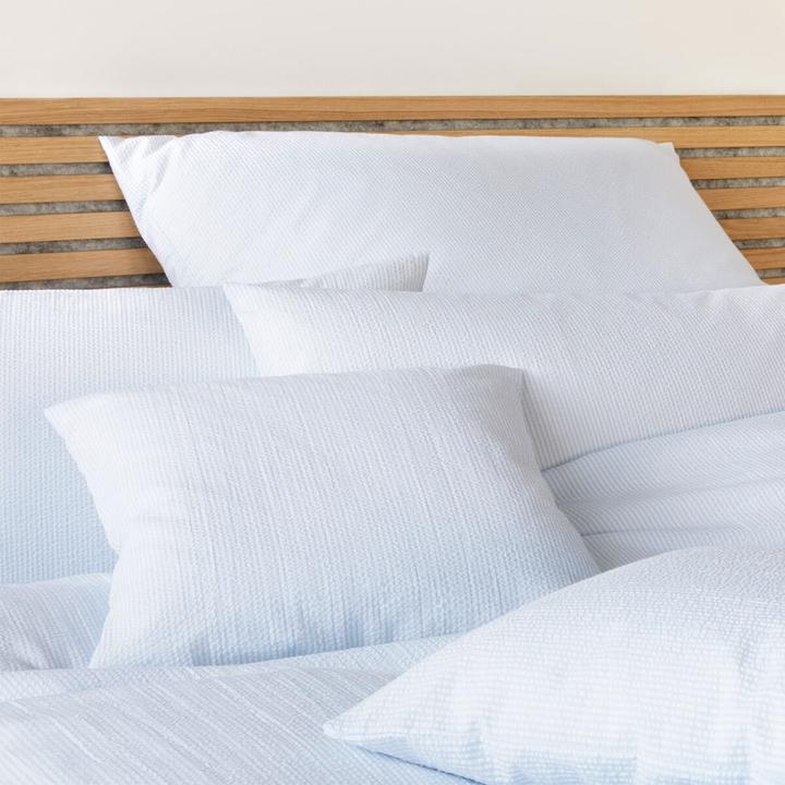 Immagine prodotto Elegante Biancheria da letto Stockholm in seersucker intrecciato (Set di biancheria da letto, 135x200 cm + 80x80 cm)