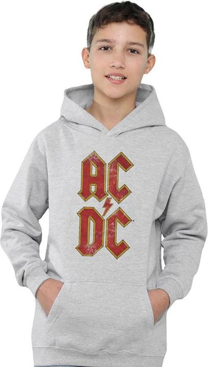 Produktbild AC/DC Kapuzenpullover meliert (152, 158)