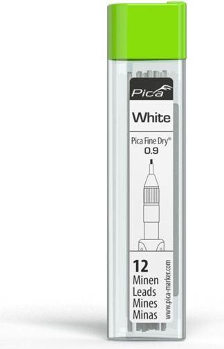 Produktbild Pica Fine-Dry Minen-Set weiss (Ersatzmine, Weiss, 0.90 mm)