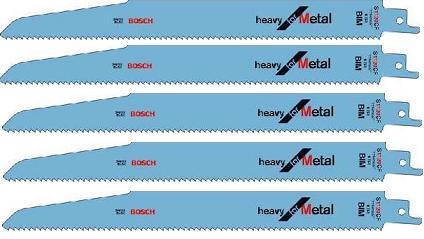 Actual product image Bosch Professional Zubehör Sabre saw blade S 1120 CF Heavy for Metal, pack of 5