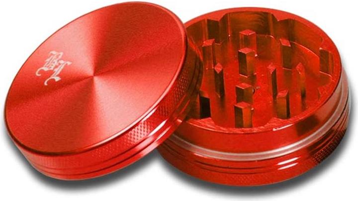 Produktbild Black Leaf Aluminium Grinder 2 Part Anodized Red