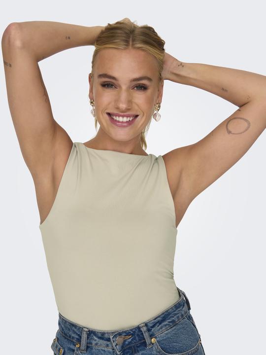 Actual product image Only Plain top without sleeves (XL)