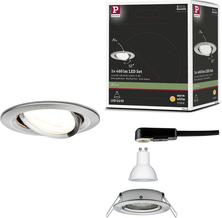 Produktbild Paulmann Einbauleuchte Nova Set (460 lm, GU10)