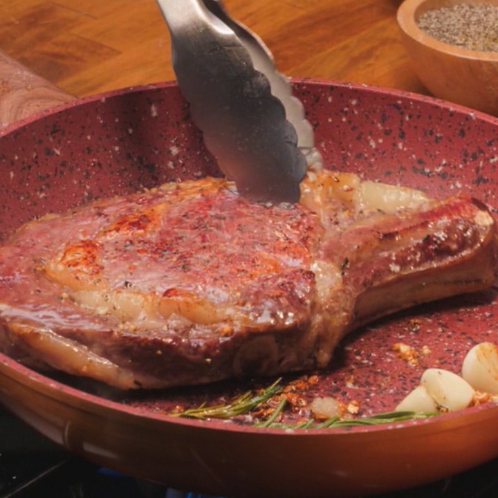 Produktbild Livington Copper & Stone Pan (25 cm, Bratpfanne, Kupfer, Aluminium, Stahl)