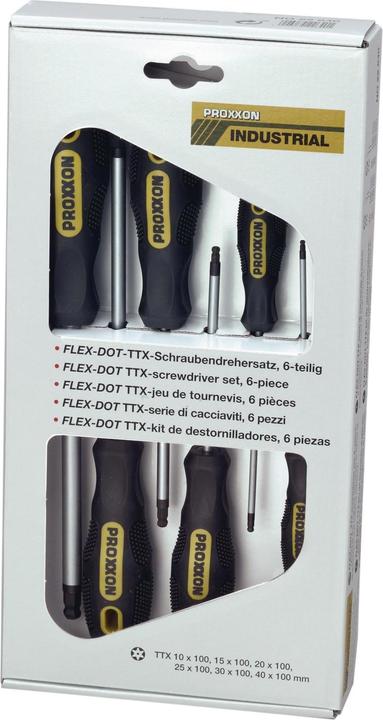 Actual product image Proxxon Flex-Dot screwdriver set (TX)