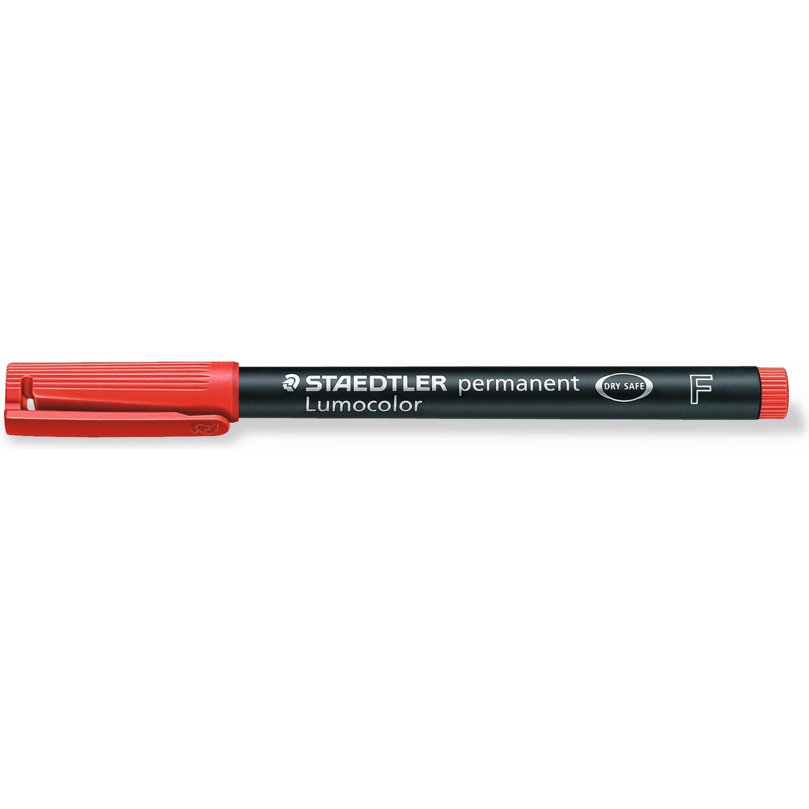 Staedtler, Marker, Lumocolor permanent (Rot, 0.60 mm, 10 x)
