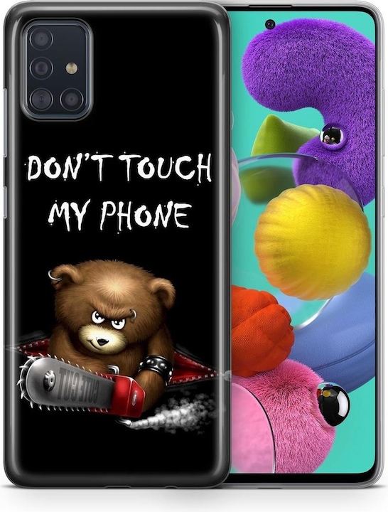 Dont Touch My Phone Bär Schwarz