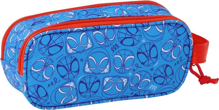Produktbild Spiderman Spider-Man Zweifaches Mehrzweck-Etui Rot Marineblau 21 X 8 X 6 Cm 3D