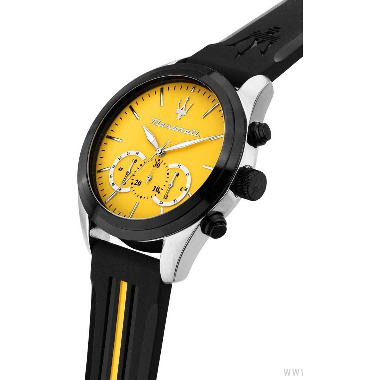 Thumbnail - Maserati, Armbanduhr, Chronograph Traguardo, Silber, (Chronograph, 45 mm)