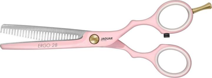 Actual product image Jaguar Pre Style Ergo 28 Hair Thinning Scissors 5.5-Inch Pink (13.97 cm)
