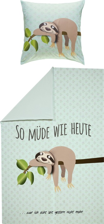 Image du produit Erwin Müller Linge de lit réversible "Sloth