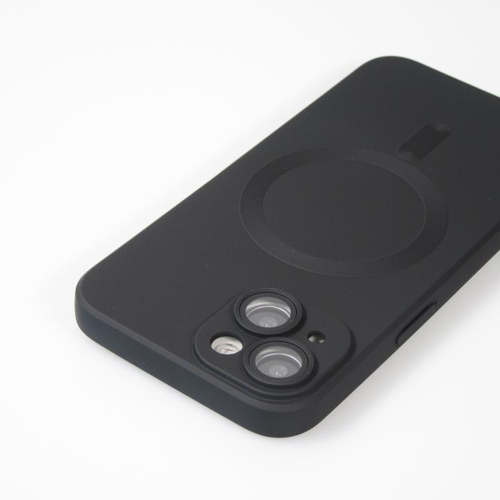 Produktbild PhoneLook Hülle Gummi weich mit Kameraschutzglas MagSafe (Apple iPhone 14)