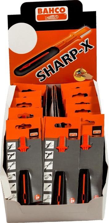 Actual product image Bahco Sharpening stone and carbide sharpener with 2-component handle, 100 mm (Hedge shears)