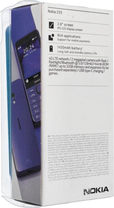 Produktbild Nokia 235 4G (2024) (2.80", 2 Mpx)