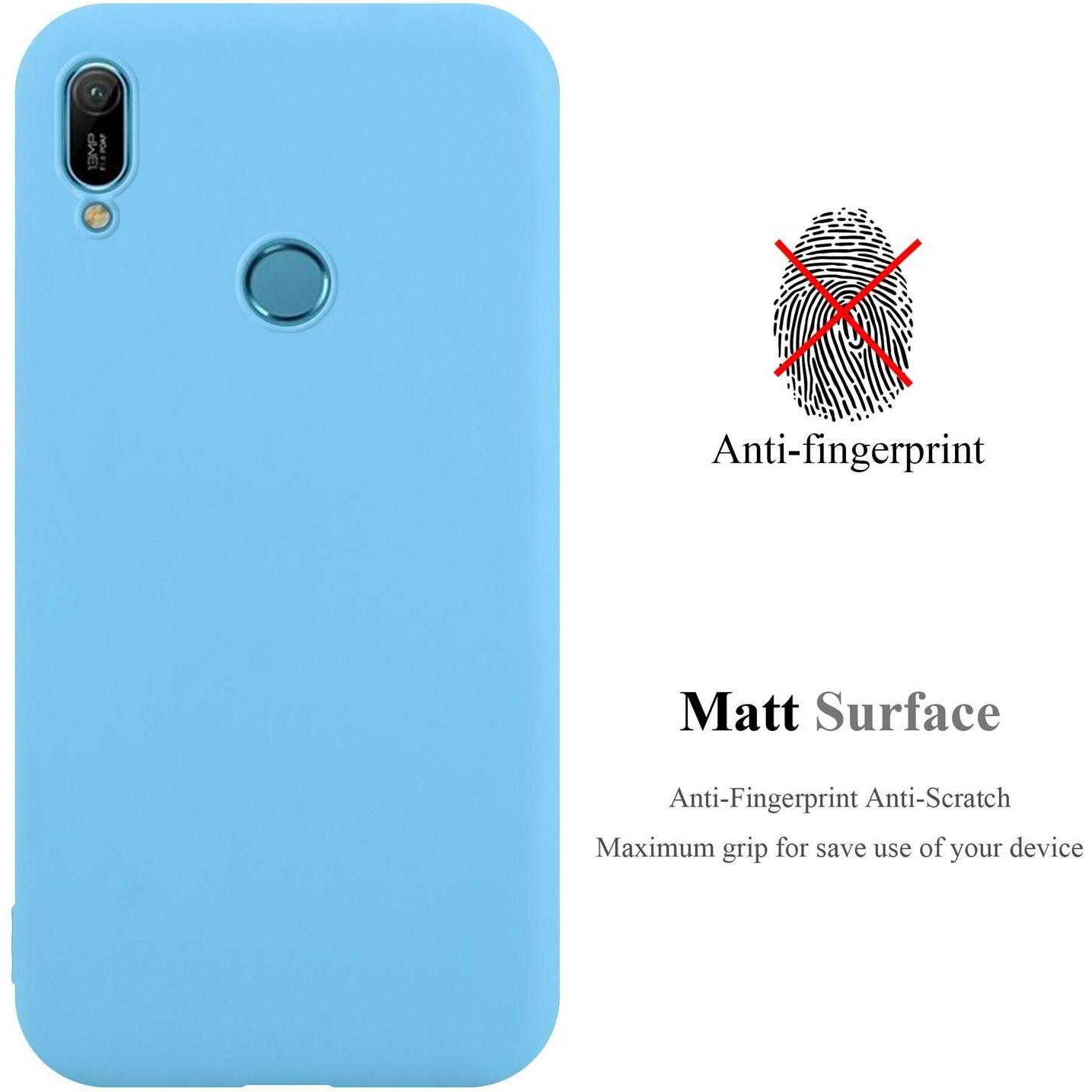 Thumbnail - Cadorabo TPU Candy Cover (Huawei Y6 (2019)), Smartphone Hülle, Blau