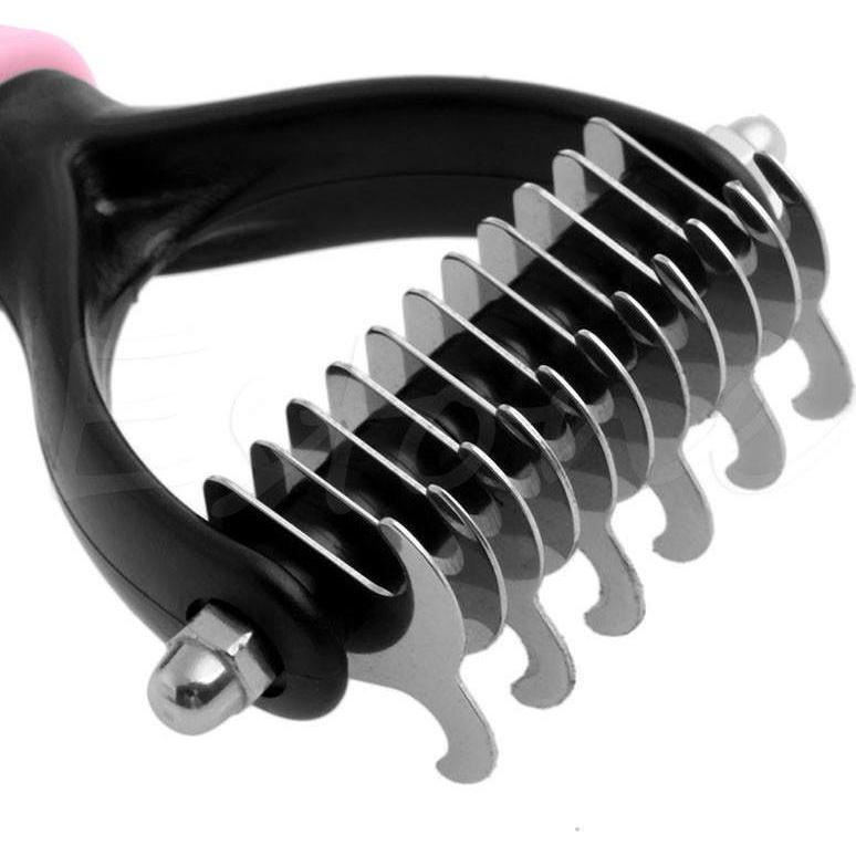 Thumbnail - JTI Breiter Fellkamm mit griffigem Griff (Hund), Tierpflegemittel