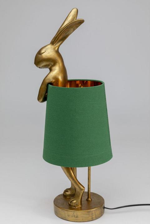 Image du produit Kare Design Lampe de table Animal Rabbit Or/Vert 68cm (E14)