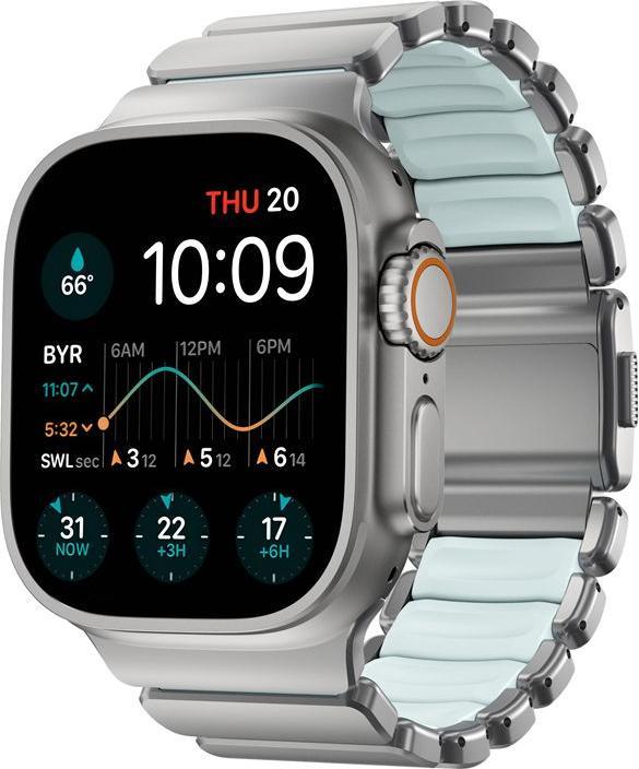 Blue and white, Icy Blue Glow, Silver