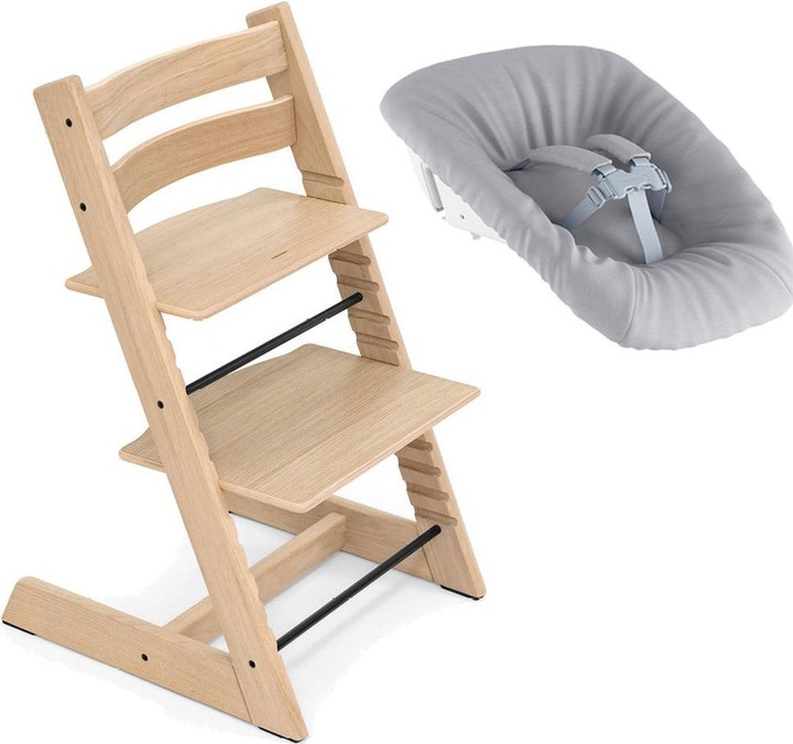 Produktbild Stokke Tripp Trapp Oak Hochstuhl inkl. Newborn Set (Hochstuhl)